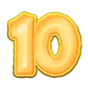 Yellow 10 slot symbol