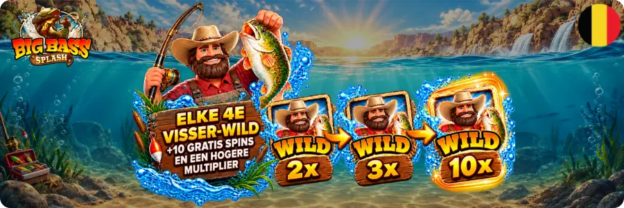 Big Bass Splash wild-multipliers en hertriggers