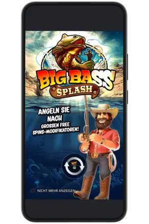 Ladebildschirm des Big Bass Splash Slot