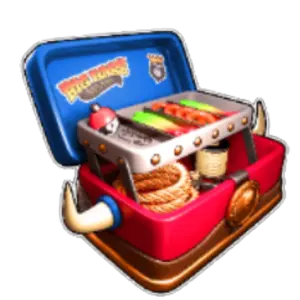 Open fishing equipment case